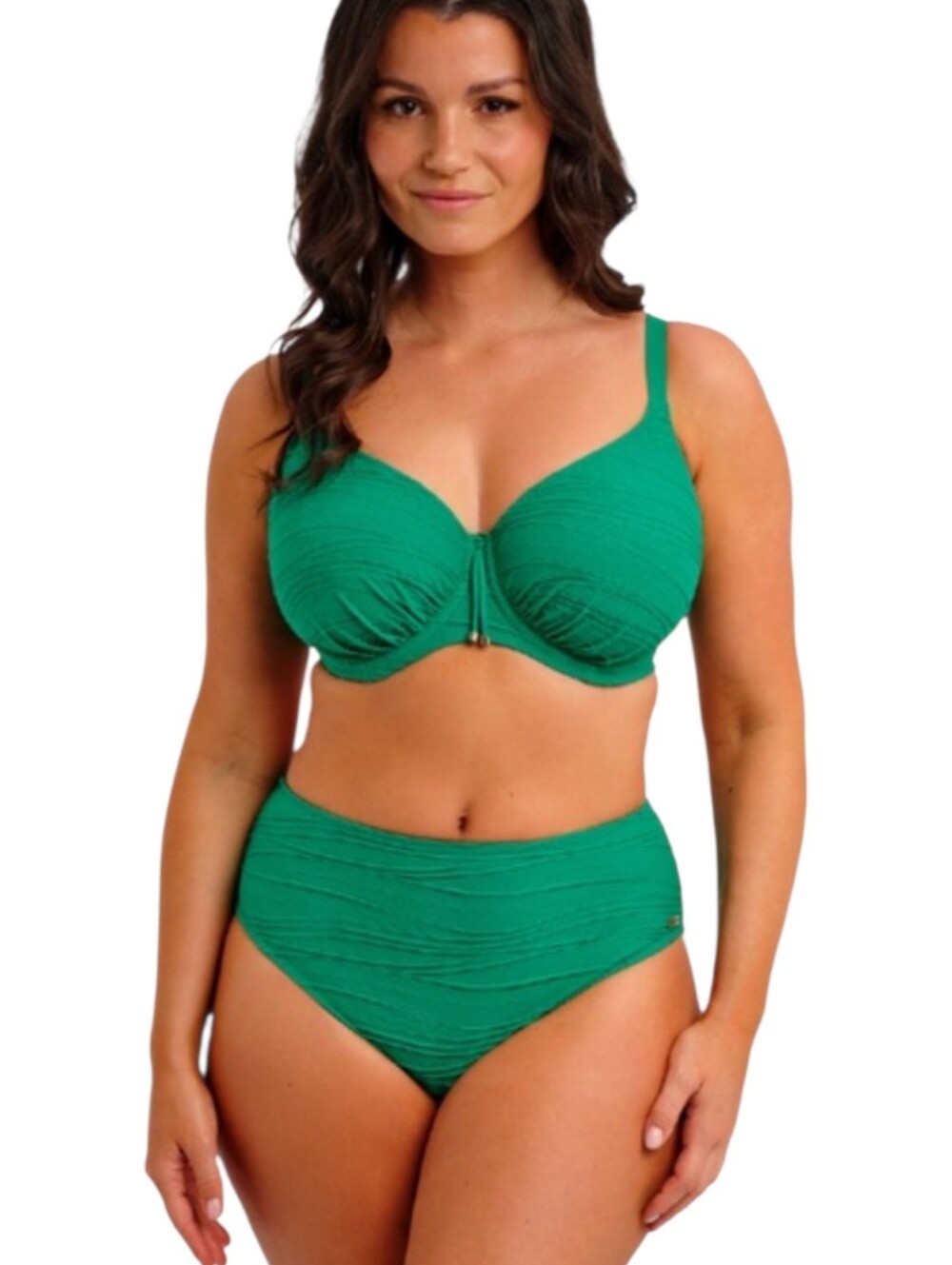 Fantasie Beach Waves Bikini Top 32DDD/Medium Bottoms In Tourmaline